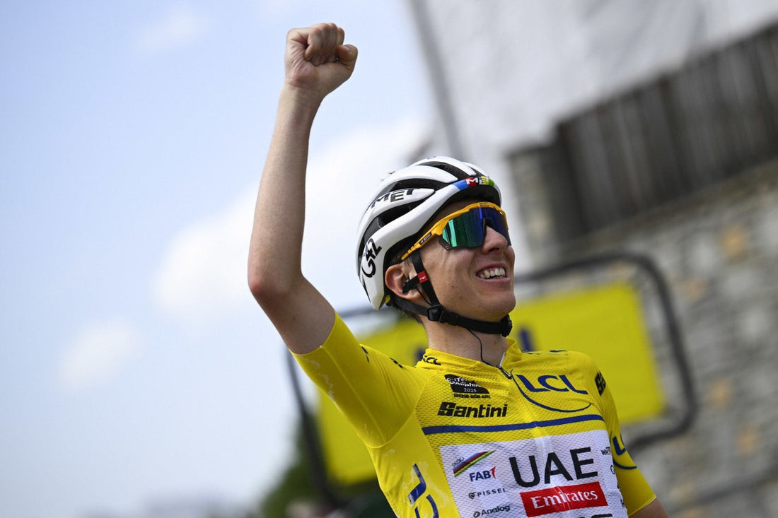 Tadej Pogačar (UAE Team Emirates XRG) v žltom drese