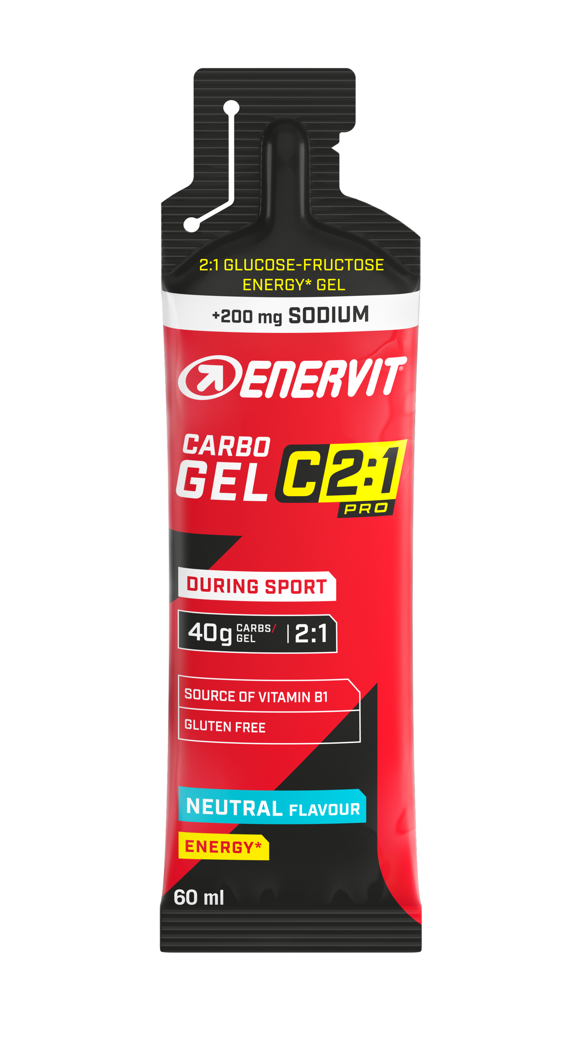 ENERVIT Carbo Gel C2:1 – So sodíkom – neutrálna príchuť