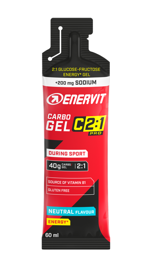ENERVIT Carbo Gel C2:1 – So sodíkom – neutrálna príchuť