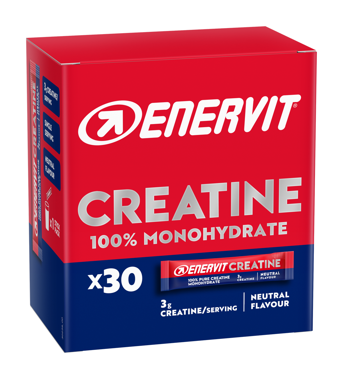 ENERVIT Creatine v sáčkoch – krabička 30 × 3,4 g