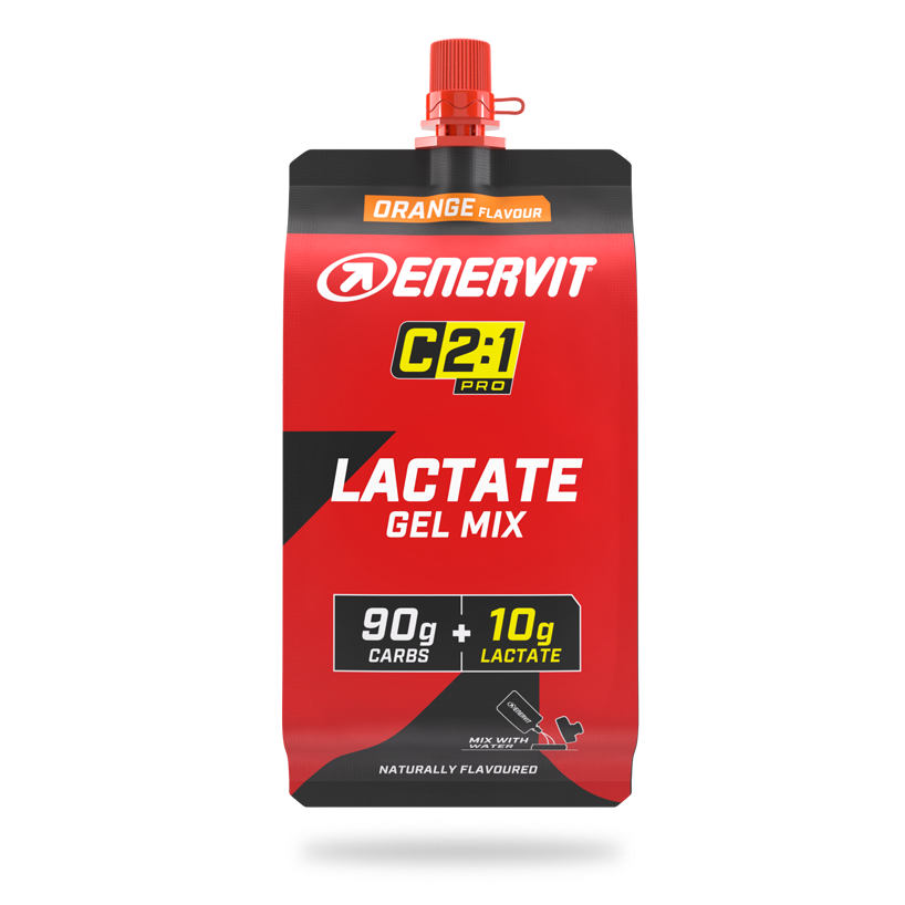 ENERVIT Lactate Gel Mix C2:1 – balenie 130 ml, predná strana
