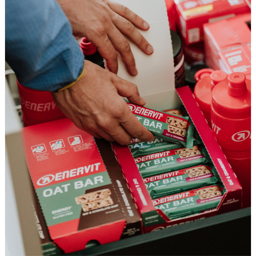ENERVIT Oat Bar brusnica detail