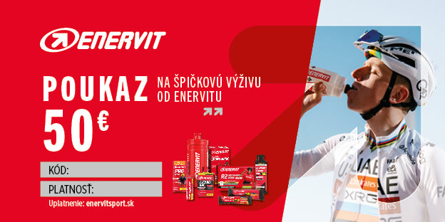 Darčekový poukaz Enervit 50 € – Cyklistika